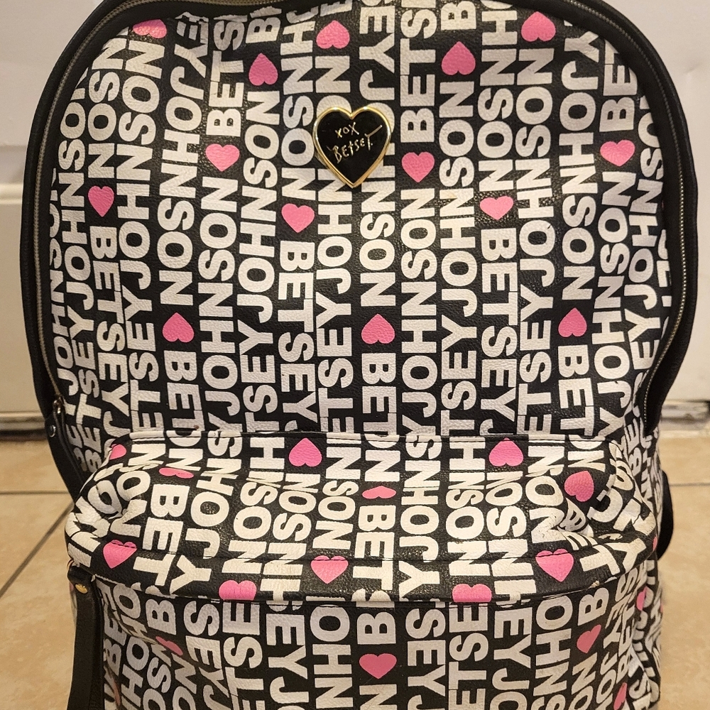 Large Betsy Johnson Backpack